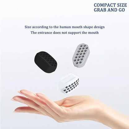 Jawline Exerciser for Man and Woman 3 Resistance Levels BPA Free Silicone Jaw Exerciser Gum Tablets Jaw Trainer & Jaw Exerciser Shaper for Beginner, Intermediate & Advanced Users