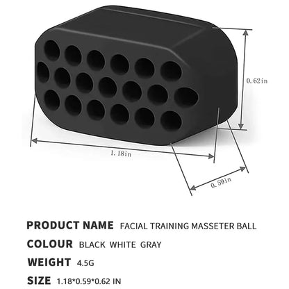 Jawline Exerciser for Man and Woman 3 Resistance Levels BPA Free Silicone Jaw Exerciser Gum Tablets Jaw Trainer & Jaw Exerciser Shaper for Beginner, Intermediate & Advanced Users